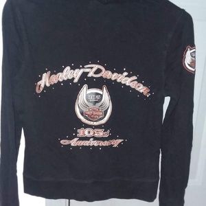 Harley Davidson 105th Anniversary zip up hoodie